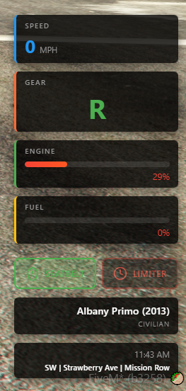 VehicleHUD - Engine Health Warning